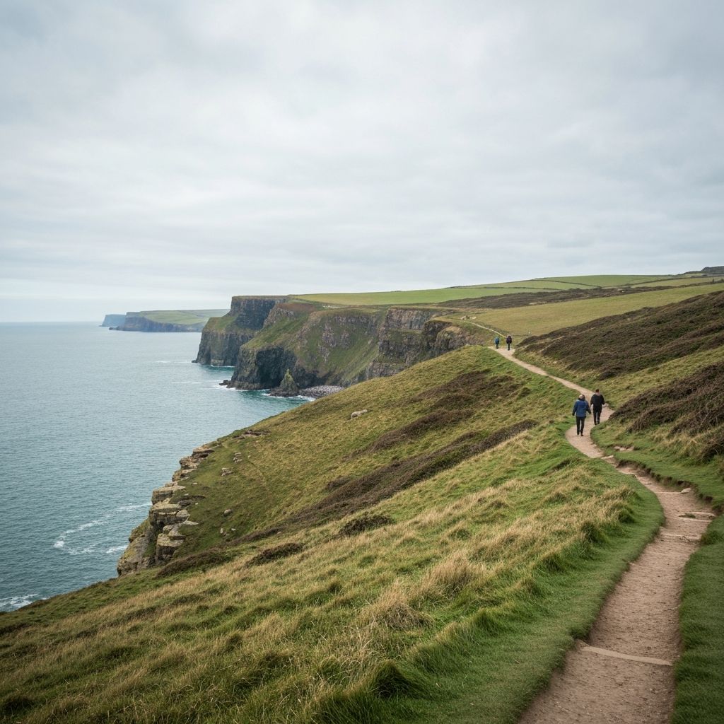 Scenic UK coastal path