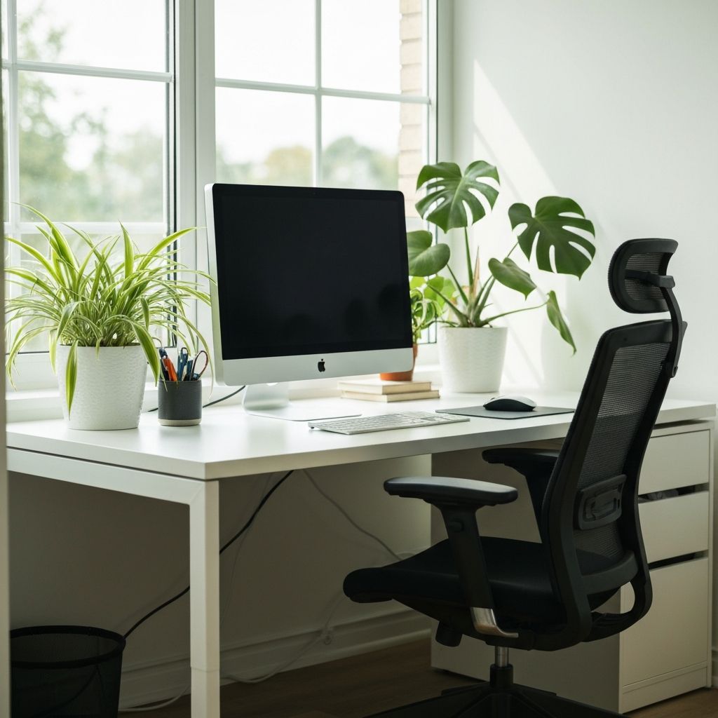 Modern home office setup